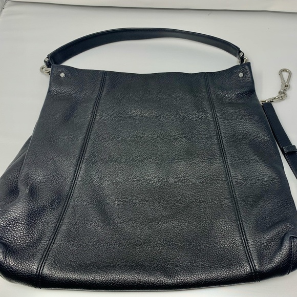 Michael Kors Black Leather Bag with Silver Hardware - Picture 5 of 9